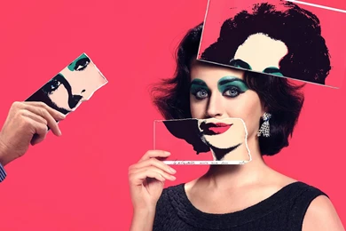 Katy Perry As Elizabeth Taylor Wallpapers
