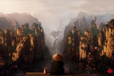 Asian China Landscape Mountain Wallpapers