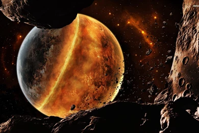 Melting Planet Wallpapers   Fantasy Wallpapers