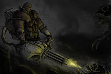 Minigun Fighter By Blavit On DeviantArt