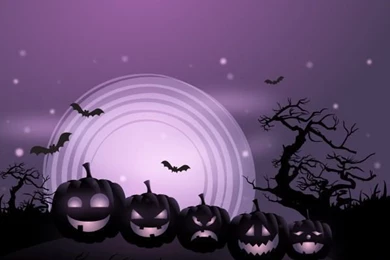 Free Vector Halloween Pumpkins Backgrounds