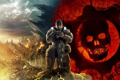 Gears Of War Skull Wallpapers 6976 2560x1440 Px ~ WallpaperFort.com