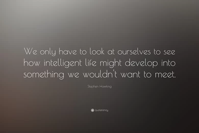 Stephen Hawking Quote: “We Only Have To Look At Ourselves To See ...