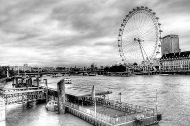 The London Eye On The Thames Hdr >> HD Wallpaper, Get It Now!