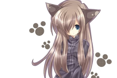 Download Wallpapers 1024x1024 Cat Girl, Nekomimi, Art, Anime, Girl ...