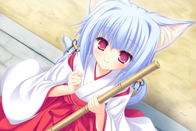 Nekomimi Miko Wallpapers   (