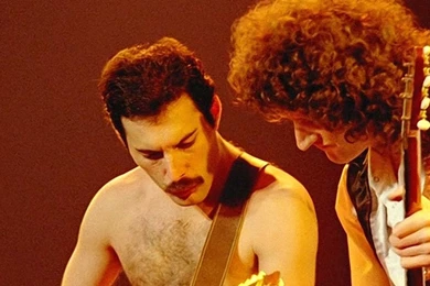 Download Wallpapers 3840x1200 Queen, Band, Members, Concert, Action ...