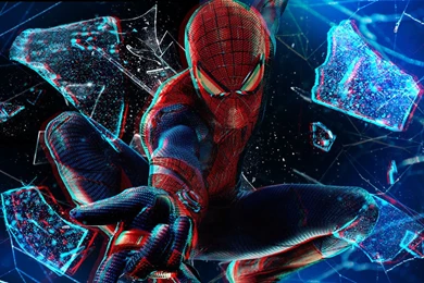 The Amazing Spider Man Anaglyph HQ Wallpapers 1080p By SKstalker On ...