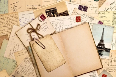 Download Wallpapers 1920x1080 Notebook, Paper, Write Postcards ...