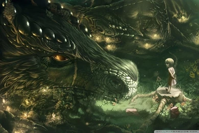 Forest Dragon HD Desktop Wallpapers : Fullscreen : Mobile