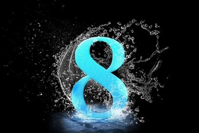 Windows 8 Water Splashes Wallpapers