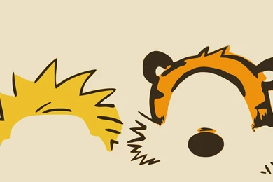Minimal Calvin And Hobbes [1920x1080] : Wallpapers