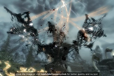 Dragons The Elder Scrolls V Skyrim 4K Or HD Wallpapers For Your PC ...