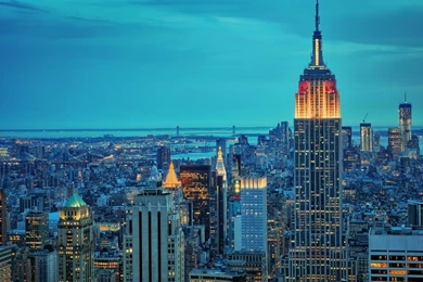1366x768 New York Empire State Wallpapers