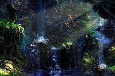 Digital Art Paintings : Fantasy Landscape Digital Paintings By Fel ...