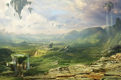 1366x768 Fantasy Landscape Desktop PC And Mac Wallpapers