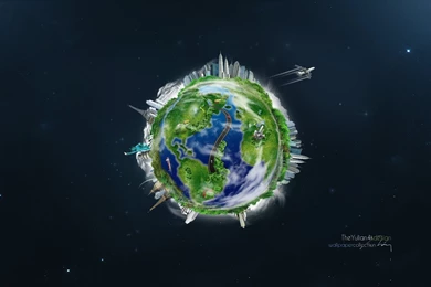 Earth Planet Planet Airplane City Space Wallpapers