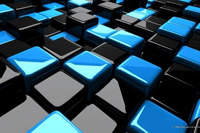 Cool 3d Wallpapers Blue   ImgMob