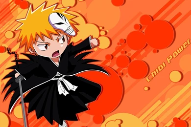 Bleach Kurosaki Ichigo Chibi Shinigami Wallpapers   (