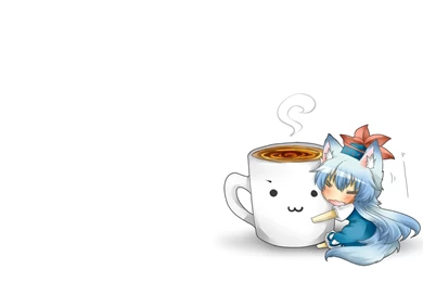 Animal Ears Blush Chibi Doggirl Kamishirasawa Keine Rebecca ...