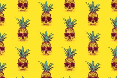 Pineapple Vaction Skulls Ask.fm Backgrounds Skull Wallpapers