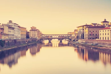 Download Wallpapers 1920x1200 Ponte Vecchio, Florence, Italy, River ...