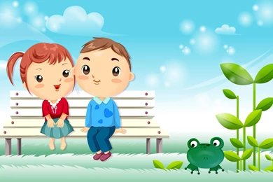 Cute Love Purple Image Wallpapers Full HD