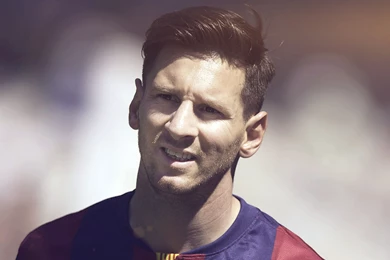 Lionel Messi 2015 Barca Hair Style 4K Wallpaper.jpg