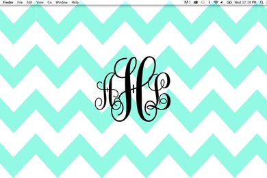 Quotes Chevron Print Monogram. QuotesGram