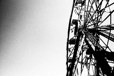 Black & White Ferris Wheel Tablet Phone Backgrounds   Album Art For ...