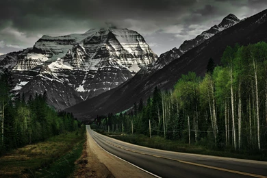 Long Road To The Mountain HD Desktop Wallpapers : Widescreen : High ...