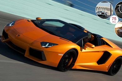 2014 Lamborghini Aventador LP 700 4 Roadster   Front