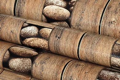 Vintage Wall Paper Waterproof PVC Wallpapers 3d Stone Wallpapers ...