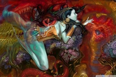 Mermaid HD Desktop Wallpapers : Widescreen : High Definition : Mobile
