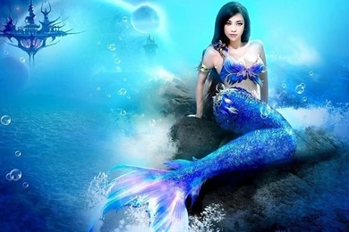 Blue Mermaid Free Desktop Backgrounds And Wallpapers