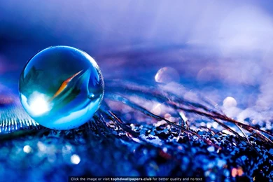Blueish Water Bubble 4K Or HD Wallpapers For Your PC, Mac Or Mobile ...