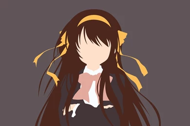 Haruhi Suzumiya Minimalist Wallpapers By Greenmapple17 On DeviantArt
