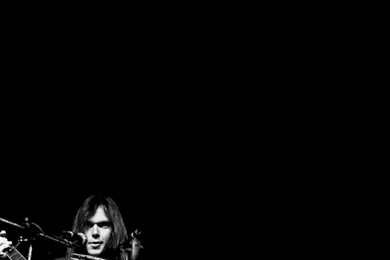 Grayscale Neil Young Black Backgrounds