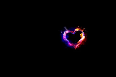 FIRE HEART WALLPAPER   (