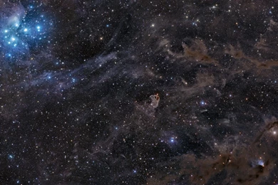 1366x768 The Hand Of Orion, Galaxy, Space, Star Cluster Seven ...