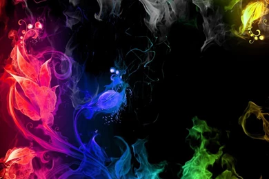 1280x1024 Rainbow Colors Fire Wallpapers
