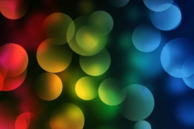 Rainbow Colorful Bubbles Colours Bokeh Wallpapers   (