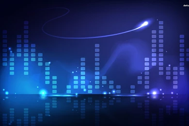 Blue Equalizer Bars Wallpapers   Abstract Wallpapers