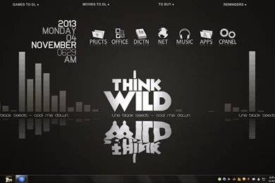 Rate My Desktop   Animated Wallpapers Equalizer Now Playing Marquee D