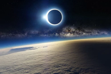 Space Eclipse 1600 X 1200 Wallpapers