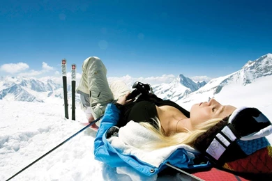 Wallpapers Snow Ski Mountains Sports 1920x1200