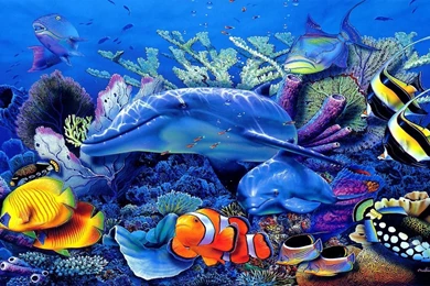 1440x900 Christian Lassen, Underwater, Reef, Corals, Fish, Sea ...