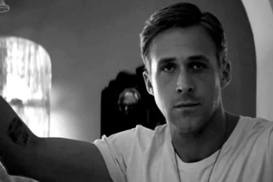 Ryan Gosling In Black And White   (