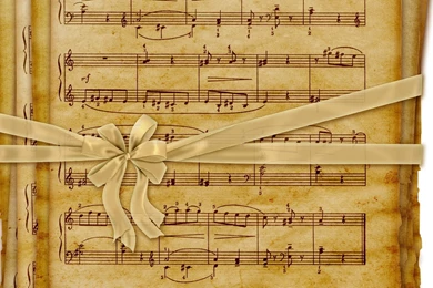 Vintage Music Sheet Gift Wallpapers 27522