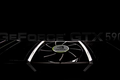 Download Wallpapers 1366x768 Geforce, Card, Video Card, Gtx 590 ...